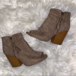 “Charlotte Russe” Tan Booties
